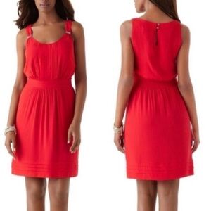 White House Black Market Vibrant Red Dress, Size XS